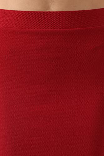 Image of POPWINGS Casual Solid Pencil Skirt for Women || Semi-Formal Office Wear Knee-Length Skirt for Women || Stylish Mini Skirt for Women || Summer Pencil Skirt for Women