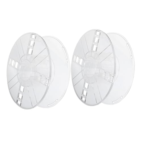 Bobines Plastiques Creuses HOMSFOU : Lot de Bobine Transparente pour Imprimante 3D
