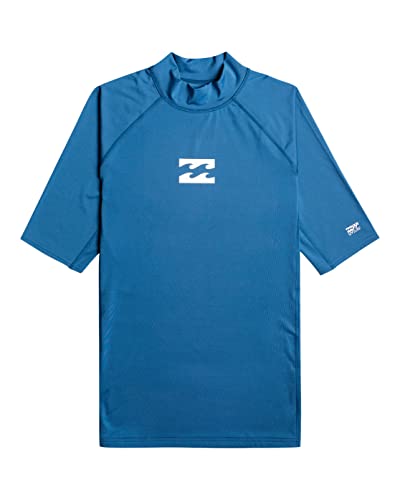 Licra de manga corta Billabong Waves All Day para hombre en color azul marino talla M 5