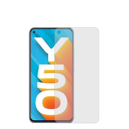 Image of EmBed Matte Fiber Display Guard for vivo Y50 - Unbreakable, Ultra-Thin, Lightweight Matte Finish Screen Protector with Easy Installation Kit