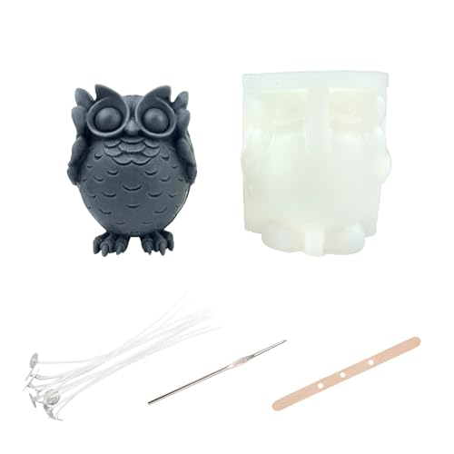 candle making molds owl