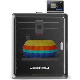 Anycubic Kobra S1 3Dプリンター 600mm/s高速印刷 全自動レベリング 320℃ホットエンド付き詰まり防止押出機 流量補正 44dB静音プリント CoreXY構造と内蔵カメラ 250*250*250mm