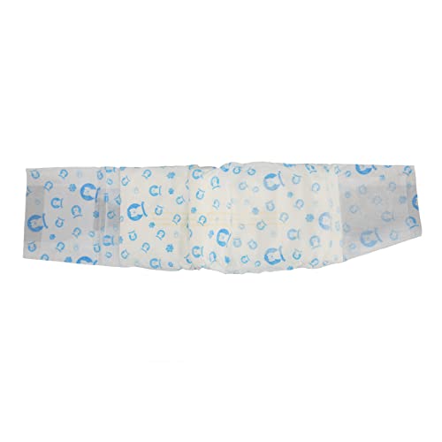 Image of Disposable Dog Diapers, Comfortable Absorbent Disposable Dog Wraps for Male Dogs for Urinary Incontinence Surgery Recovery for Dog Training (S)