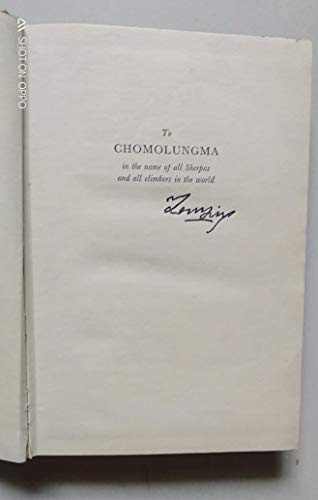 Man of Everest;: The autobiography of Tenzing, B0007J0JY6 Book Cover