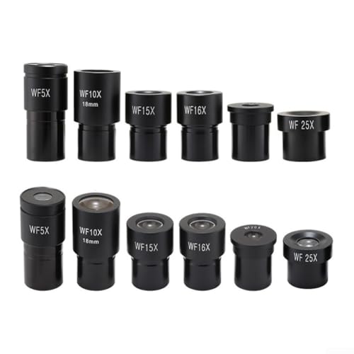 Lente ocular de microscopio de tecnología óptica con ampliaciones de 5X y 25X, para laboratorios de investigación (WF16X)