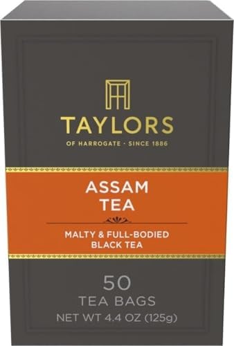 Taylors of Harrogate Assam Black Tea Bags, 50ct (Pack of 1)