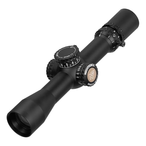 Nightforce ATACR 4-16x42mm F1 Black Riflescope - First Focal Plane (FFP), Mil-C Reticle, 0.1 MRAD, DigIllum Illuminated, ZeroHold, Adjustable Parallax, Long Range Precision Scope (C588)
