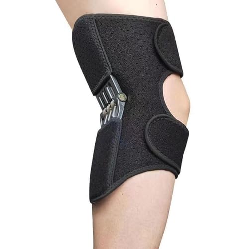 Image of Knee Protection Booster Joint Support Spring Stabilizer for Running Training Black|Sporting Goods |Support & Protective Gear