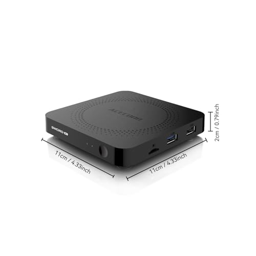 ACECONN Sword Pro+ Android 11 Smart TV Box, 4K 60fps HDR10+ Media Player, 2GB RAM 16GB eMMC, HDMI 2.1, Dual Band WiFi 2.4G/5G, Bluetooth 5.1, Built-in TVONAIR3, AV1 H.265 Decoder by ACECONN - Image 3