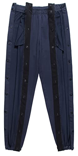 Chrisuno Women's Tear Away Pants For Post Surgery Joggers Pants With Zipper Pockets Running Sweatpants For Women Lounge Jogging Navy Blue Xl #TOP2