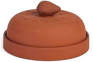 Fox Run Garlic Baker, 7-Inch, Terra Cotta,Red