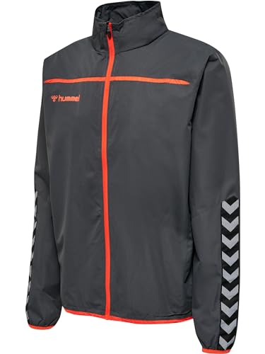 Veste d'entraînement Hummel veste sport homme vêtement zippé de fitness noir