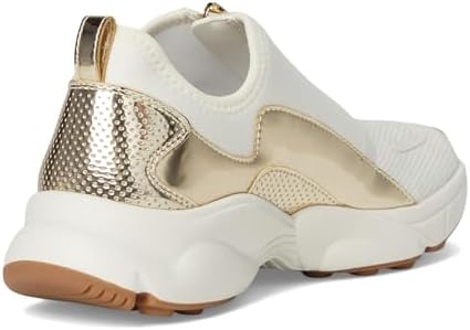 サリー Michael Kors Tênis feminino Sami Zip Trainer, Ouro pálido, 39