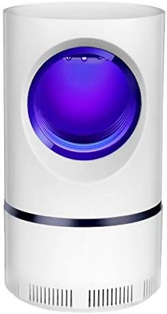 MAFENLY new black technology LED lamp lure mosquito insect trap indoor USB electric mosquito killer (White2)