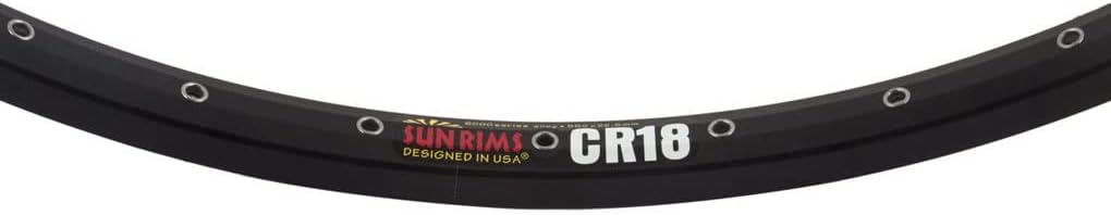 Sun Cr-18 Rim, 26" x 1.5, 36H, Black Nmsw