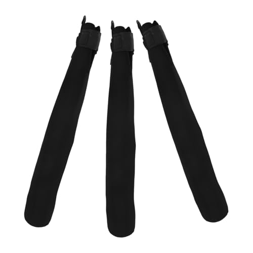 Housse de batte de baseball et softball : lot de 3 manchons noirs légers pour équipement de sport