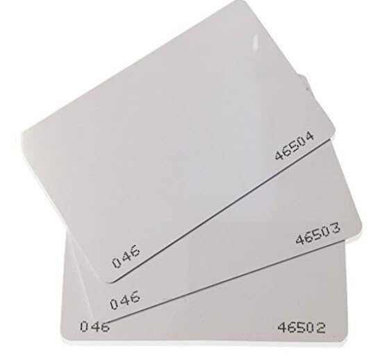 Custom Number 26 Bit Proximity Cards Weigand Prox Blank Printable Swipe Cards Compatable with ISOProx 1386 1326 H10301 Format Readers （100pcs)