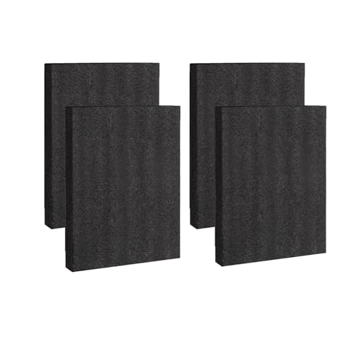 DRENIS Black Customizable Polyethylene Foam Sheets 4PACK 12 x 16 x 0.5INCH Thick Padding for Cases Tool Foam Sheet for Packaging and Crafts