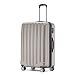 BEIBYE TSA-Schloß 2080 Gepäck Zwillingsrollen Reisekoffer Koffer Trolley Hartschale Dehnungsfuge (Champagner, XL)