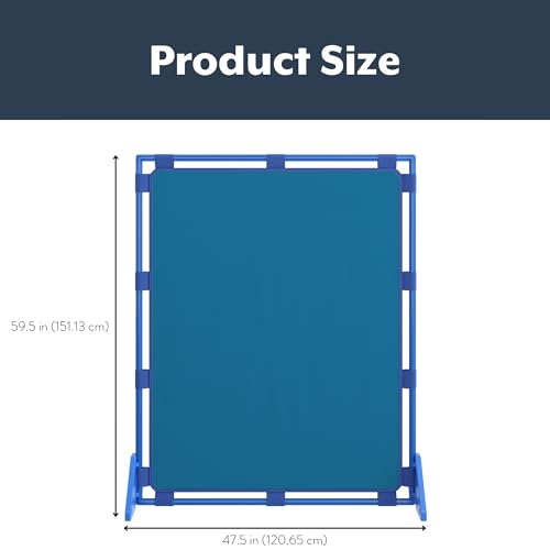 Children's Factory Big Screen PlayPanel, Kids Room Divider, Classroom Privacy Screen, Cantilever Feet Included, 1 Panel, Deep Water by Children's Factory - Image 3