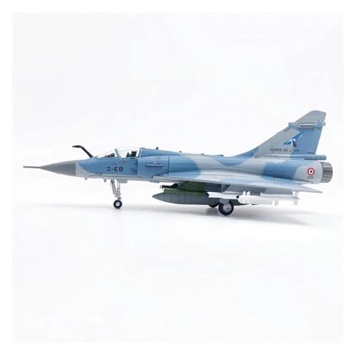 Avión Mirage modelo de aleación miniatura militar escala 1/100 colección estática