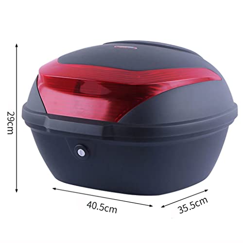 Gran espacio de almacenamiento para moto en este baúl trasero universal 3