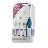 Beaupretty Sonic Electric Toothbrush Portable Battery Toothbrush Heads Gentle Cleaning for Tooth and Gums Random Color