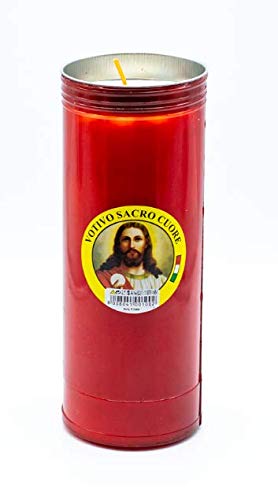 Ceri VOTIVI- T100- Pezzi 12- Durata 7 Giorni- LUMINI-Candele (Bianco)