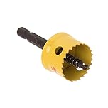 Starrett HSS Bi-Metal Hole Saw - CSC27 Cordless Smooth Cutting Hole Saw - For Wood Plastics Steel Various Materials - 27mm