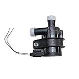 Water Pump Electric Additional Coolant Auxiliary Cooling 1K0965561J Compatible For VW Golf Skoda Seat Compatible For Audi A3 TT Q3 Jetta CC Passat(Abs carbon fiber)