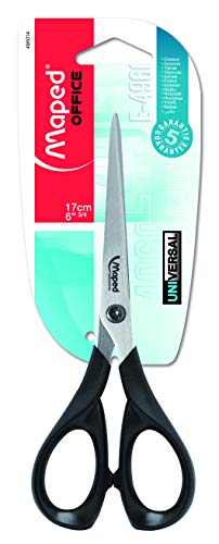Tesoura 17cm, Maped, Universal, 496014 Preto