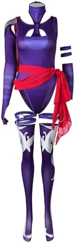 Psylocke Cosplay Bodysuit Sexy Costume Superhero Sai Outfits Hall...