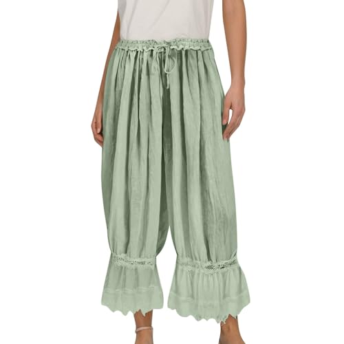 Pantalon de pyjama femme avec lacets réglables contre les ceintures serrées