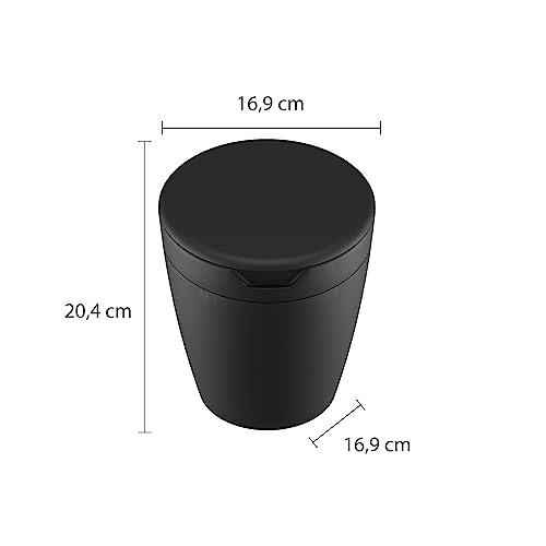 Cesto Multiuso com Tampa Basc. 2 Astra Preto