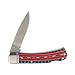 ARIAT Aztec Acrylic Smooth Blade Folding Pocket Knife, Multicolor, 3” Blade (Large)