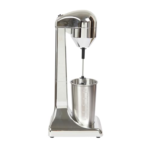 Milkshake Maker, 100W 23000r/Min Electric Drink Mixer Commercial Milkshake Machine, 2 Speeds Single-Head Milkshake Blender Maker w/500ML Mixing Cup, Stand Mixer for Yogurt Ice Cream Milkshake Maker, 100W 23000r/Min Electric Drink Mixer Commercial Milkshake Machine, 2 Speeds Single-Head Milkshake Blender Maker w/500ML Mixing Cup, Stand Mixer for Yogurt Ice Cream