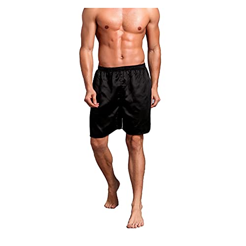 Beach Shorts Swim Short Pants Men Pajama Casual Breechcloth Pure Color Elastic Waist Sports Trunks