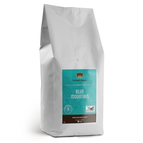 Brown Bear Blue Mountain Medium Roast Coffee Beans 1kg