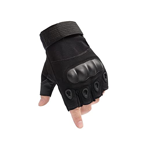 Guantes tácticos al aire libre Ciclismo Guantes de medio dedo Entrenamiento deportivo Resistente al desgaste Antideslizante Anti-corte Guantes de fitness Guante de trabajo de seguridad, Abrasión supe