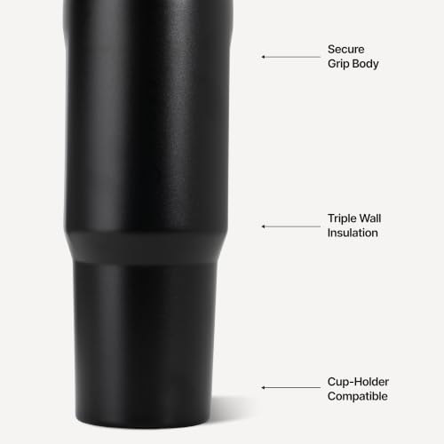 Image of HydroJug Sport 32 oz Insulated Stainless Steel Water Bottle, Black