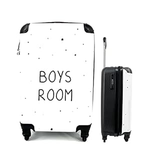 MuchoWow® Koffer – Quotes – Boys room – Spreuken – Jongens – Kind – Past binnen 55x40x20 cm en 55x35x25 cm – Handbagage – Trolley – Fotokoffer – Cabin Size – Print
