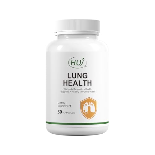 HUJ Lung Health Supplement - Contains Quercetin, Sophora Japonica Extract, Perilla Seed Extract & Green Tea Extract for Immune Support & Respiratory Support - 60 Capsules