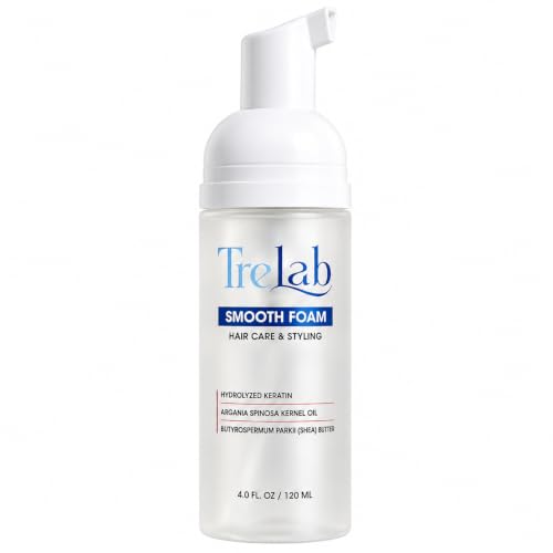 Hair Mousse, Instant Smoothing Foam, 4 Fl Oz / 120 ml