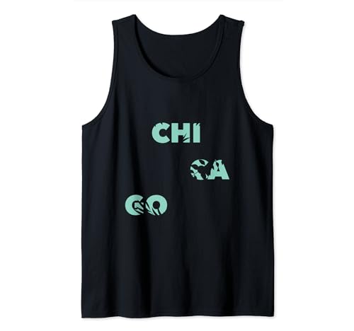 Flower City Estados Unidos - Chicago Camiseta sin Mangas