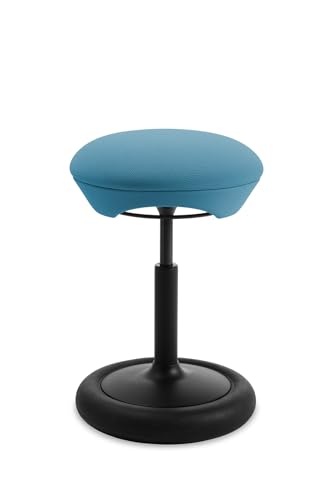 Image of Topstar SITNESS HOP Ergonomic Stool with Three-Dimensional Movement Sitness Technology Made in Germany Colour: Black /Petrol