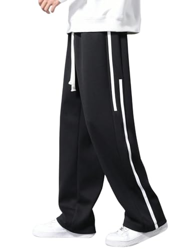 Image of GRECIILOOKS Korean Style Track Pants for Men - Loose Fit Lycra Cargo Joggers | Trendy Gym & Streetwear Bottoms with Utility Pockets (Available in Plus Size)