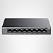 TP-Link LS108GP | 8 Port PoE Gigabit Ethernet Switch | 8 PoE+ Port @ 62W | Plug & Play | Extend Mode | PoE Auto Recovery | Desktop/Wall Mount | Silent Operation