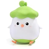 Lindo Silicona USB Carga Temporización Lámpara de Escritorio Atenuación LED Niños Mesita de Noche Luz Niños Niñas Parque de Atracciones Computadora Lámpara de Mesa Auxiliar Guardería Estudio Decoració