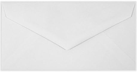 LUXPaper Monarch Envelopes | 3 7/8" x 7 1/2" | Bright White | 24lb. Text | 250 Qty