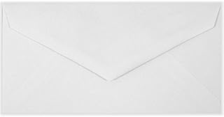 LUXPaper Monarch Envelopes | 3 7/8" x 7 1/2" | Bright White | 24lb. Text | 1,000 Qty